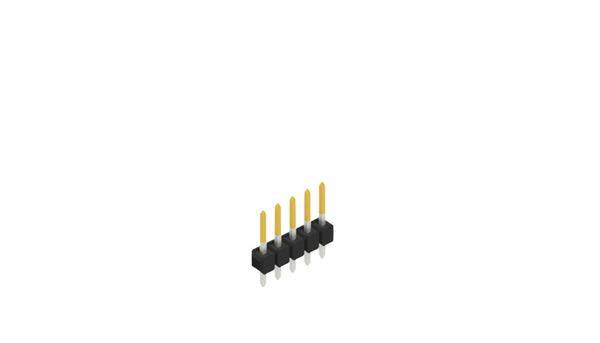 Fischer Elektronik Stiftleiste (Standard) Anzahl Reihen: 1 10048147 10St.