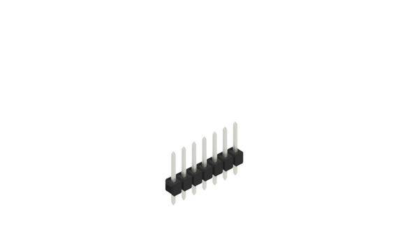 Fischer Elektronik Stiftleiste (Standard) Anzahl Reihen: 1 10048157 10St.
