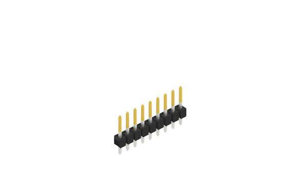 Fischer Elektronik Stiftleiste (Standard) Anzahl Reihen: 1 10048164 10St.