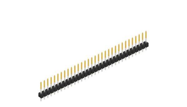 Fischer Elektronik Stiftleiste (Standard) Anzahl Reihen: 1 10048366 10St.