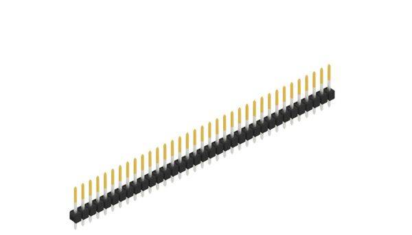 Fischer Elektronik Stiftleiste (Standard) Anzahl Reihen: 1 10048375 10St.