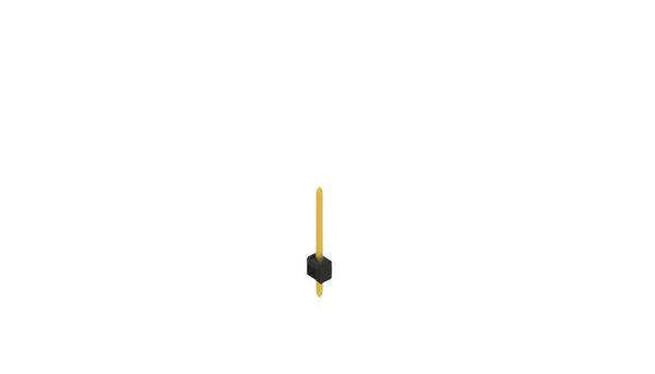 Fischer Elektronik Stiftleiste (Standard) Anzahl Reihen: 1 10048380 10St.