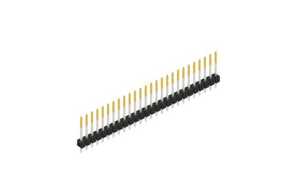 Fischer Elektronik Stiftleiste (Standard) Anzahl Reihen: 1 10048469 10St.