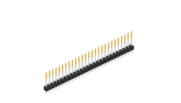 Fischer Elektronik Stiftleiste (Standard) Anzahl Reihen: 1 10048472 10St.