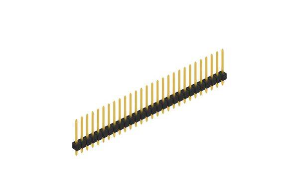 Fischer Elektronik Stiftleiste (Standard) Anzahl Reihen: 1 10048474 10St.