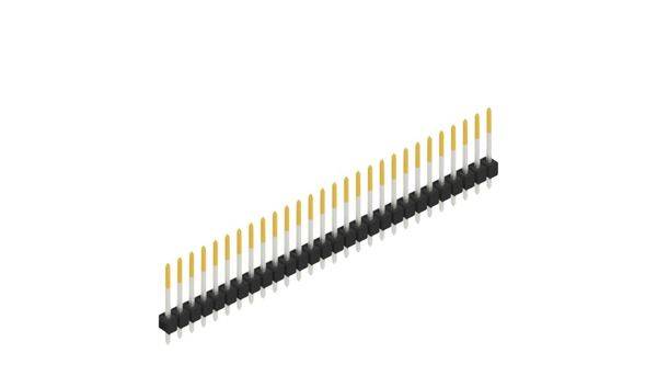 Fischer Elektronik Stiftleiste (Standard) Anzahl Reihen: 1 10048475 10St.