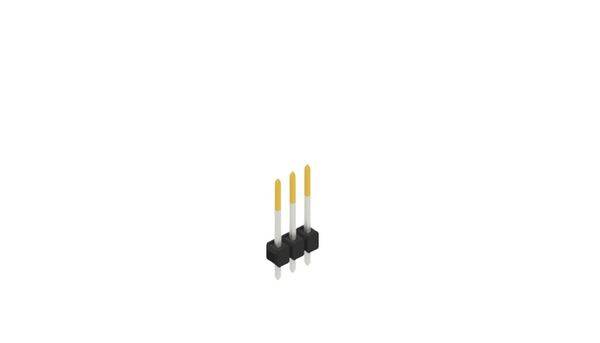Fischer Elektronik Stiftleiste (Standard) Anzahl Reihen: 1 10048389 10St.