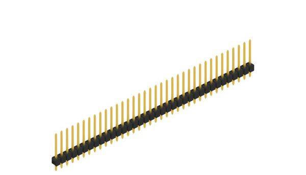 Fischer Elektronik Stiftleiste (Standard) Anzahl Reihen: 1 10048500 10St.