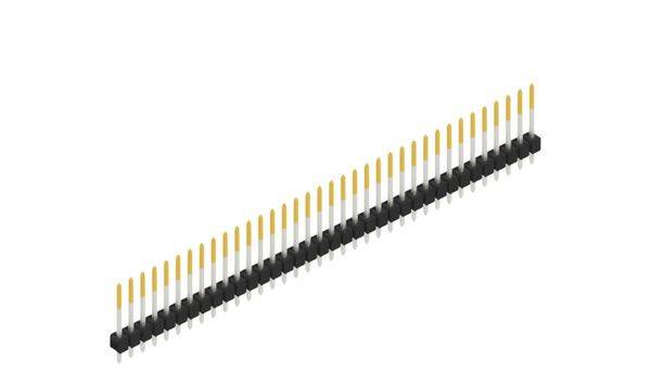 Fischer Elektronik Stiftleiste (Standard) Anzahl Reihen: 1 10048501 10St.
