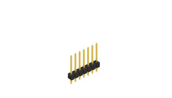 Fischer Elektronik Stiftleiste (Standard) Anzahl Reihen: 1 10048401 10St.