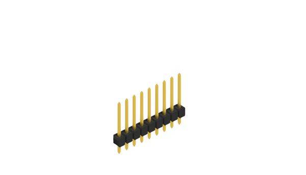 Fischer Elektronik Stiftleiste (Standard) Anzahl Reihen: 1 10048410 10St.