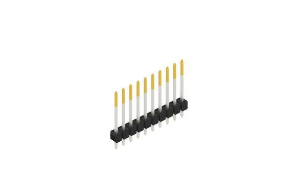 Fischer Elektronik Stiftleiste (Standard) Anzahl Reihen: 1 10136969 10St.