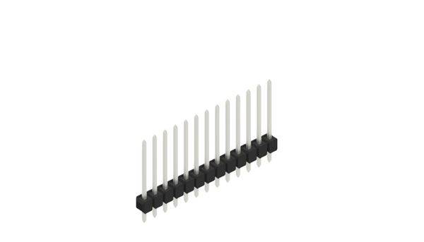 Fischer Elektronik Stiftleiste (Standard) Anzahl Reihen: 1 10048547 10St.