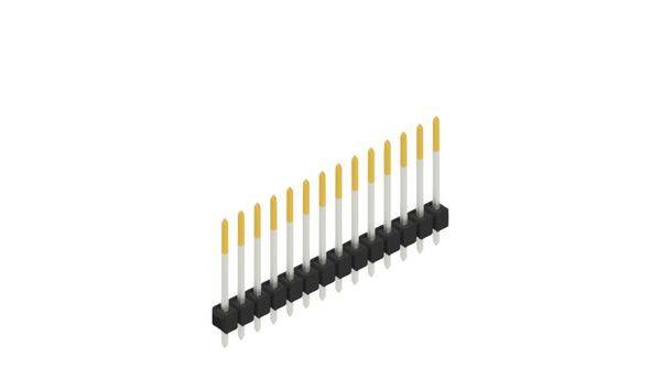 Fischer Elektronik Stiftleiste (Standard) Anzahl Reihen: 1 10048549 10St.