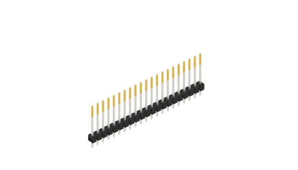 Fischer Elektronik Stiftleiste (Standard) Anzahl Reihen: 1 10048572 10St.