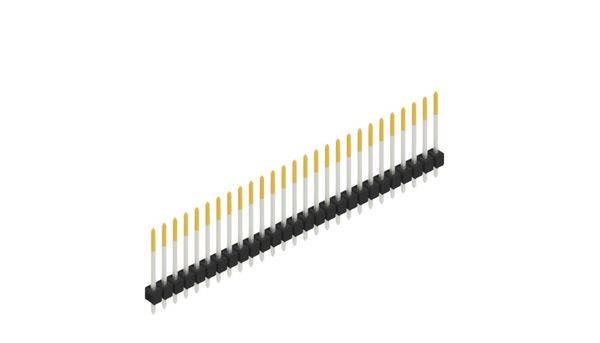 Fischer Elektronik Stiftleiste (Standard) Anzahl Reihen: 1 10048590 10St.