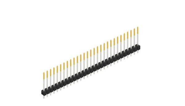 Fischer Elektronik Stiftleiste (Standard) Anzahl Reihen: 1 10048596 10St.