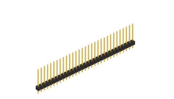 Fischer Elektronik Stiftleiste (Standard) Anzahl Reihen: 1 10048601 10St.