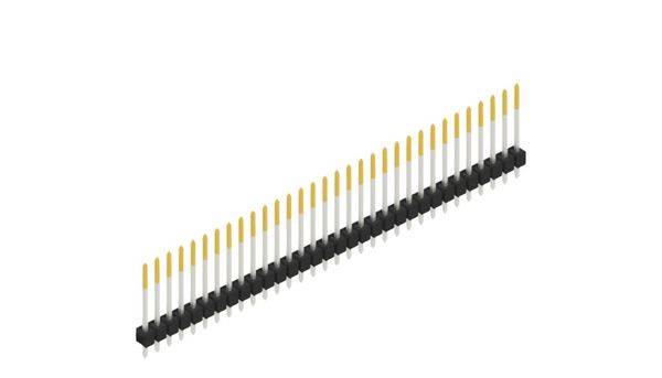 Fischer Elektronik Stiftleiste (Standard) Anzahl Reihen: 1 10048605 10St.