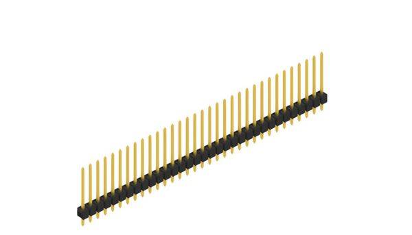 Fischer Elektronik Stiftleiste (Standard) Anzahl Reihen: 1 10048607 10St.