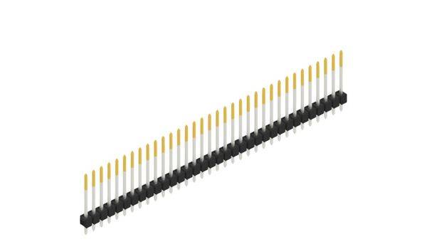 Fischer Elektronik Stiftleiste (Standard) Anzahl Reihen: 1 10048611 10St.