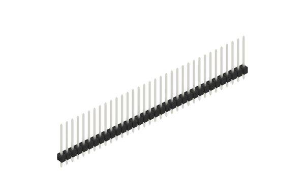 Fischer Elektronik Stiftleiste (Standard) Anzahl Reihen: 1 10048612 10St.