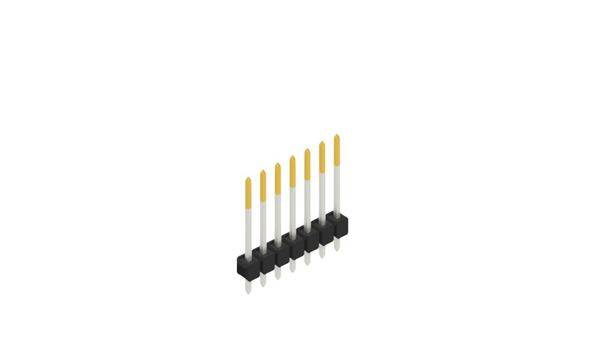 Fischer Elektronik Stiftleiste (Standard) Anzahl Reihen: 1 10048526 10St.