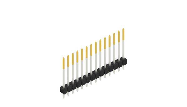 Fischer Elektronik Stiftleiste (Standard) Anzahl Reihen: 1 10048662 10St.