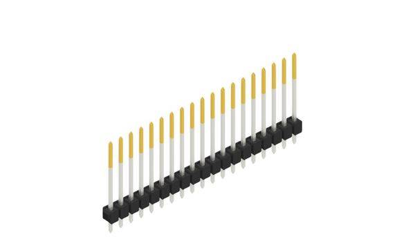 Fischer Elektronik Stiftleiste (Standard) Anzahl Reihen: 1 10048676 10St.
