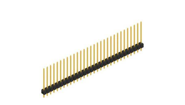 Fischer Elektronik Stiftleiste (Standard) Anzahl Reihen: 1 10048708 10St.