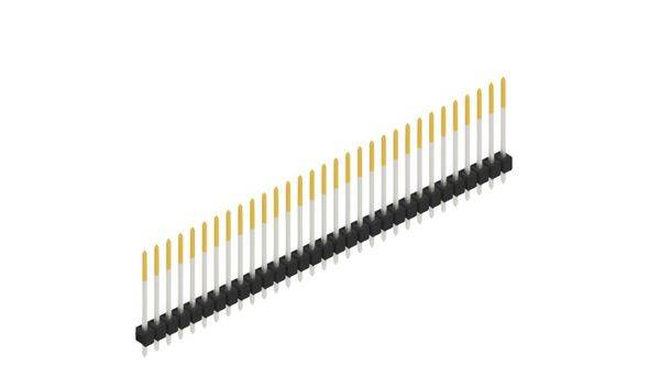 Fischer Elektronik Stiftleiste (Standard) Anzahl Reihen: 1 10048712 10St.