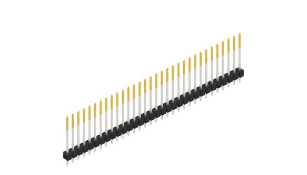 Fischer Elektronik Stiftleiste (Standard) Anzahl Reihen: 1 10048715 10St.