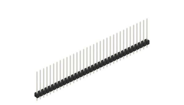 Fischer Elektronik Stiftleiste (Standard) Anzahl Reihen: 1 10048722 10St.