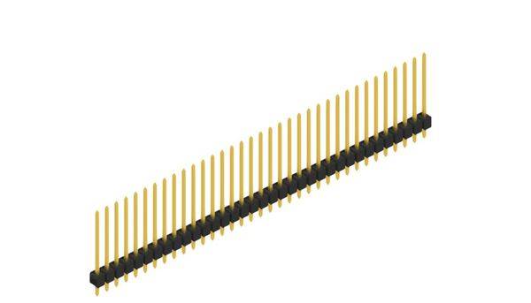 Fischer Elektronik Stiftleiste (Standard) Anzahl Reihen: 1 10048723 10St.