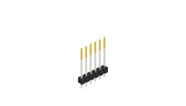 Fischer Elektronik Stiftleiste (Standard) Anzahl Reihen: 1 10048637 10St.