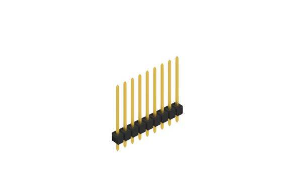 Fischer Elektronik Stiftleiste (Standard) Anzahl Reihen: 1 10048646 10St.