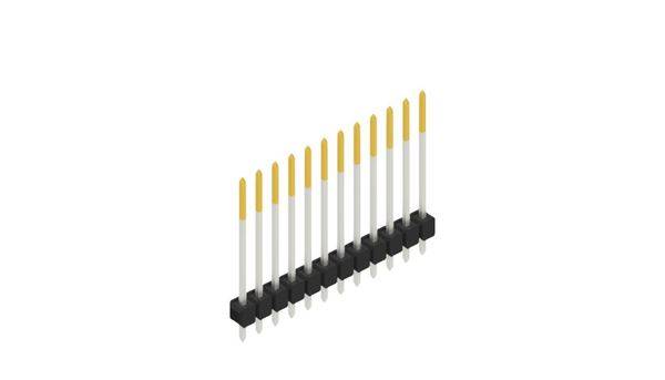 Fischer Elektronik Stiftleiste (Standard) Anzahl Reihen: 1 10048767 10St.