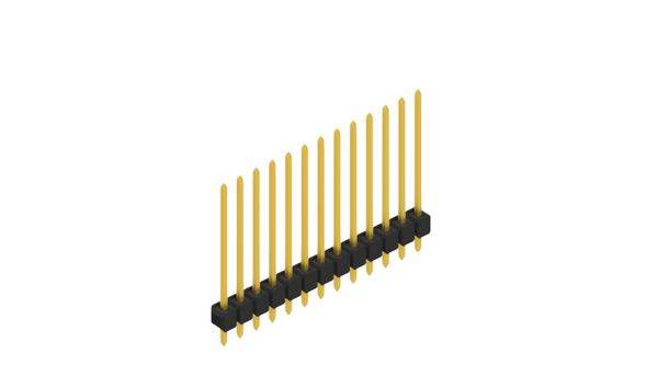 Fischer Elektronik Stiftleiste (Standard) Anzahl Reihen: 1 10048769 10St.