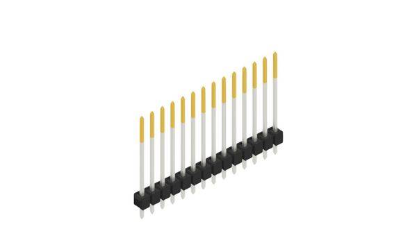 Fischer Elektronik Stiftleiste (Standard) Anzahl Reihen: 1 10048773 10St.