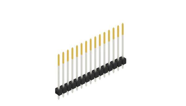 Fischer Elektronik Stiftleiste (Standard) Anzahl Reihen: 1 10048777 10St.