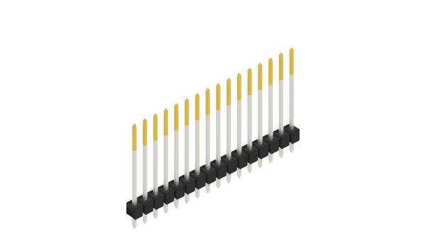 Fischer Elektronik Stiftleiste (Standard) Anzahl Reihen: 1 10048780 10St.
