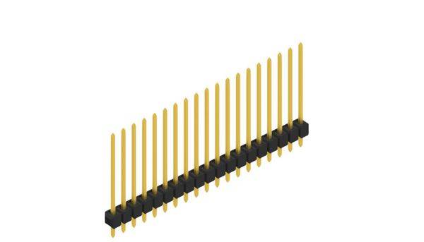 Fischer Elektronik Stiftleiste (Standard) Anzahl Reihen: 1 10048790 10St.