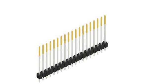 Fischer Elektronik Stiftleiste (Standard) Anzahl Reihen: 1 10048791 10St.