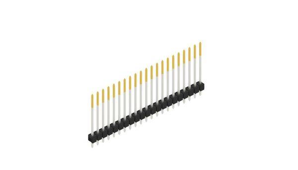 Fischer Elektronik Stiftleiste (Standard) Anzahl Reihen: 1 10048797 10St.