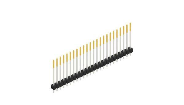 Fischer Elektronik Stiftleiste (Standard) Anzahl Reihen: 1 10048806 10St.