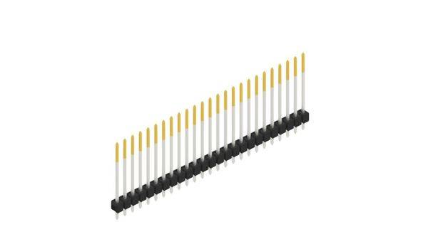 Fischer Elektronik Stiftleiste (Standard) Anzahl Reihen: 1 10048810 10St.