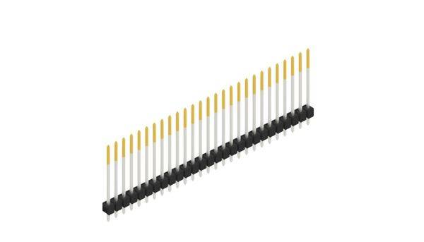 Fischer Elektronik Stiftleiste (Standard) Anzahl Reihen: 1 10048816 10St.