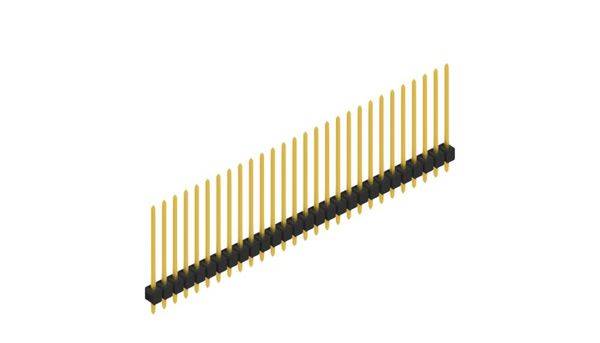 Fischer Elektronik Stiftleiste (Standard) Anzahl Reihen: 1 10048818 10St.