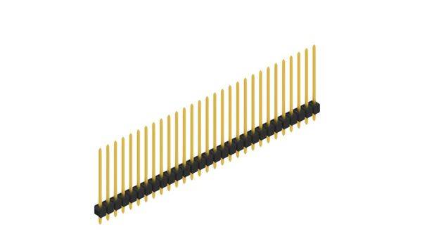 Fischer Elektronik Stiftleiste (Standard) Anzahl Reihen: 1 10048822 10St.