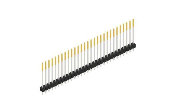 Fischer Elektronik Stiftleiste (Standard) Anzahl Reihen: 1 10048823 10St.